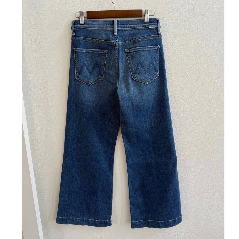 MOTHER Blue Wide Leg Flare Jeans - Picture 6 of 16